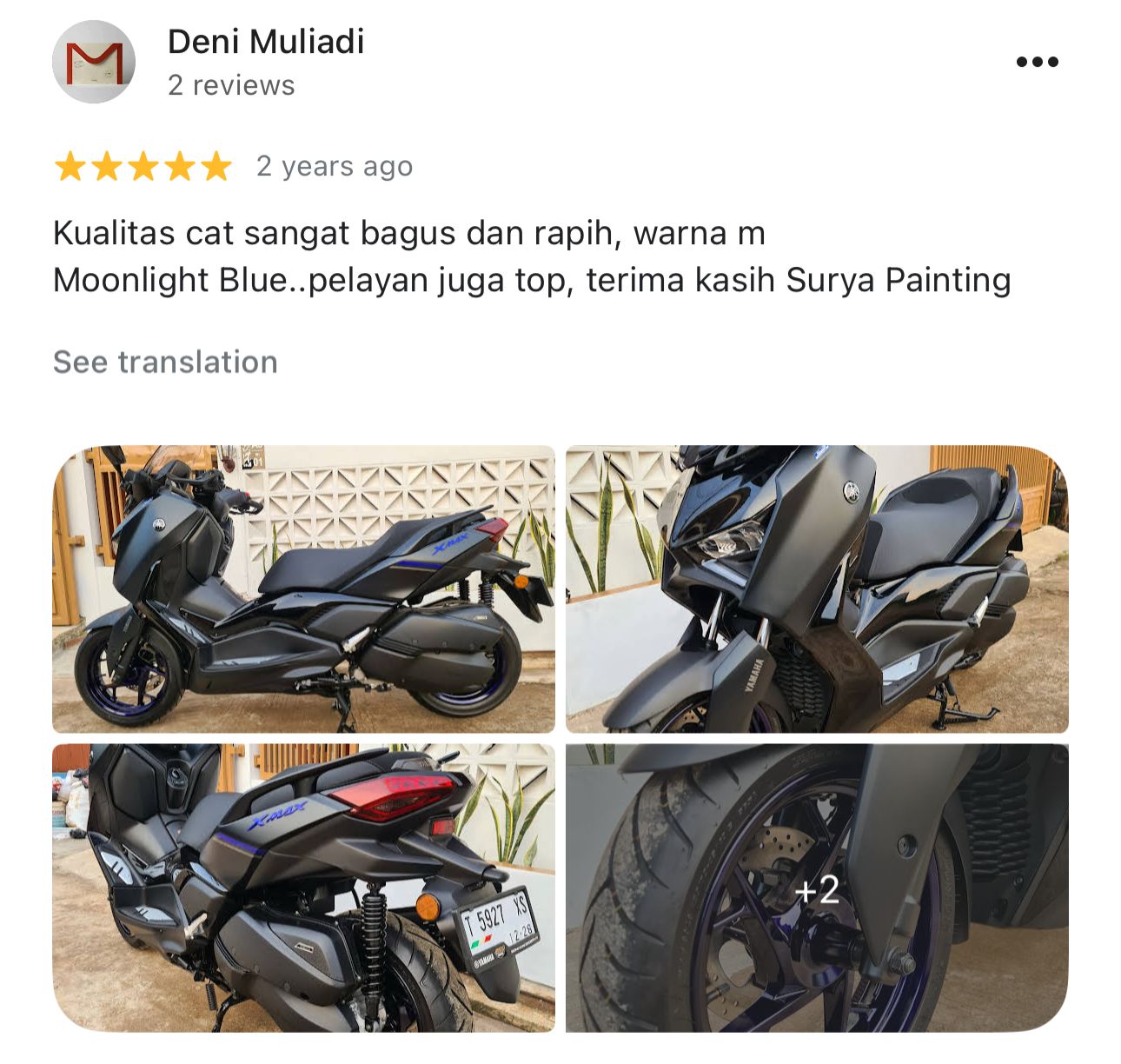 Testimoni pelanggan SuryaPainting18
