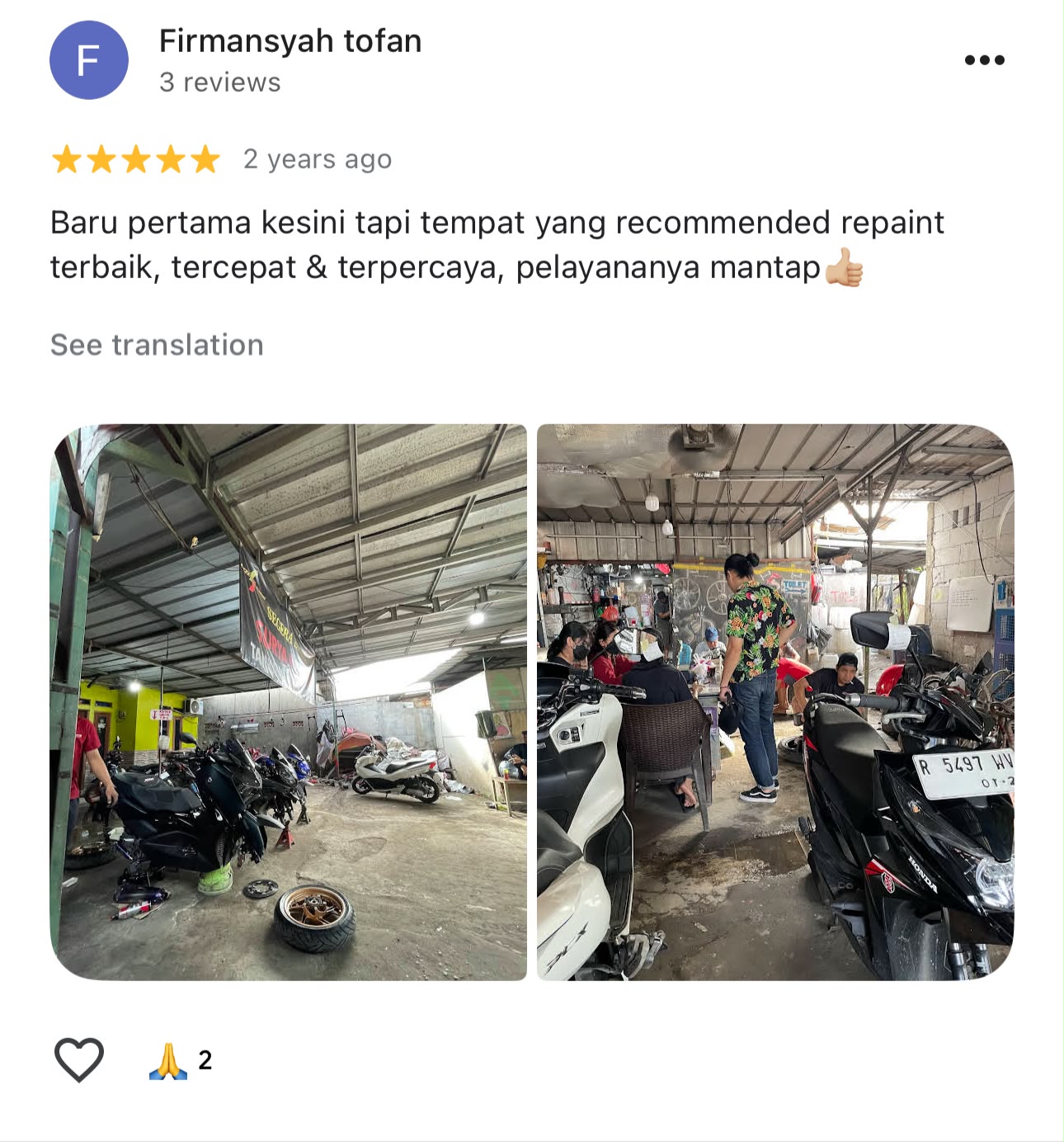 Testimoni pelanggan SuryaPainting18